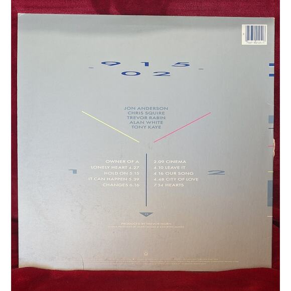 Original 1983 Yes 90125 vinyl LP  record- Atco- VG/ VG+ plays excellent! - Picture 7 of 10